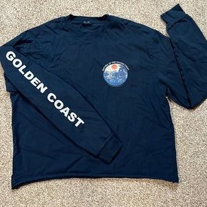 PAC sun cropped long sleeve women’s size small shirt